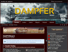 Tablet Screenshot of dampfer-board.de